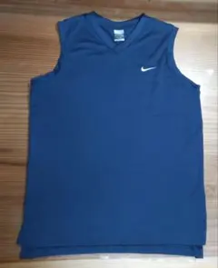 ナイキ プラクティスシャツ ノースリーブ タンクトップ紺 メンズXL NIKEのサムネイル