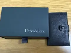 L'arcobaleno レザーキーケース ブラックのサムネイル