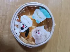 mojojojo 丸型ポーチ　カラビナ付き