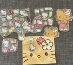 【正規品】ボンボンドロップシール 和柄 キティ ２種