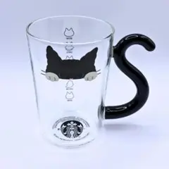 スターバックス ハロウィン2025耐熱グラスマグキャット296ml 新品　スタバ