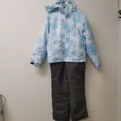 スキーウェア 上下セット 子供用 雪柄のサムネイル