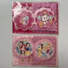 ディズニープリンセス マリー レターセット　封筒　便箋　シール　平成　レトロ