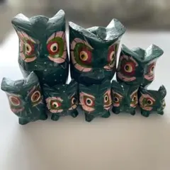 不苦労 フクロウ ふくろう8点セット