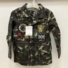【193】branshes 迷彩柄ジャケット ジャンパー 上着100cm