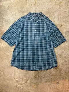 polo by Ralph Laureo 5XL チェック柄半袖シャツ 古着