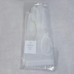ウェディング　ショートグローブ　クリスタル