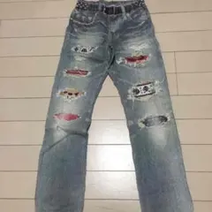 ヒステリックミニ ヒスミニ レギンス スパッツ ダメージ柄 130