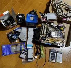 PCパーツ まとめ売り CPU マザーボード ケーブル類【ジャンク】