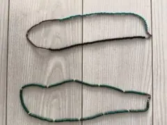 l*巻様 ビーズネックレス ブラック＆ターコイズ　2本セット！各定価5000円で