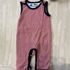 loud + proud ストライプロンパース 62/68