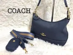美品COACHエリス レディース キャンバス,レザー ハンドバッグ,ショルダー