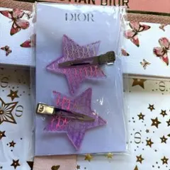 ディオール　ノベルティ　クリップ　ピンク　星型　DIOR 展開店舗限定