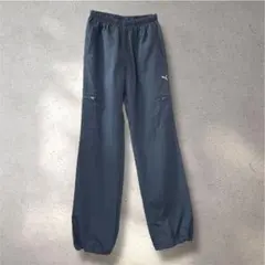puma レディースナイロンカーゴパンツ　Lサイズ　グレー