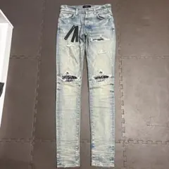 最安値 幻の AMIRI BANDANA MX2 BIKER DENIM 29 - メルカリ