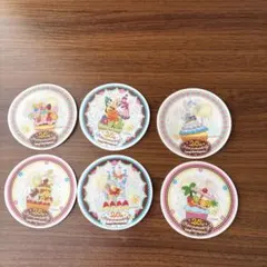 東京ディズニーランド 20周年記念コースター 6枚セット