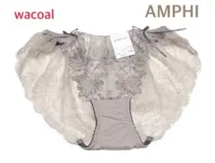 ワコールAMPHI 花柄×エンブロイダリーレースショーツM定価3,290円