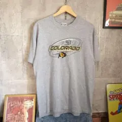 ジャージーズ Tシャツ L 灰色 コロラド カレッジ US古着