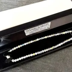 希少！京都製作 高品質スワロフスキー5000 クリスタルネックレス 化粧箱入