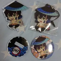 鬼滅の刃 ぺたん娘 -和傘- 伊之助 3点セット