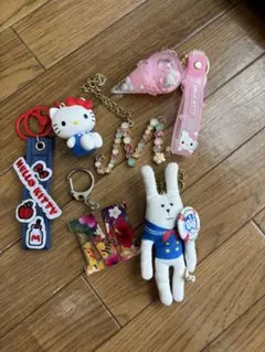 サンリオ ハローキティ レトロ キーホルダー ストラップ レトロ レア