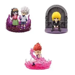 HUNTER×HUNTER DESKTOP×HUNTER6 フィギュア　3個