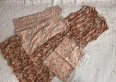 新品ワンピースM&キッズ120&100リンクコーデ