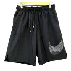 ナイキ ハーフパンツ 黒 S ビッグロゴ