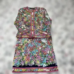さーさま専用　レオナール花柄ブラウス&スカートのサムネイル