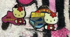 サンリオ　ハローキティ ピンバッジ 2個セット　2001年製