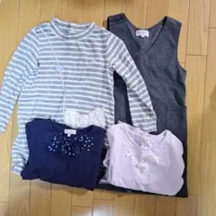 マザウェイズ　ワンピース　長袖Tシャツ　セット　120