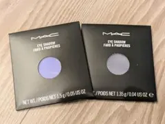 M.A.C スモールアイシャドウ コバルト & ネーバル レフィル 2個セット