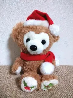 Xmas マフラー帽子付き クラシカルキュートベア ぬいぐるみ クリスマス