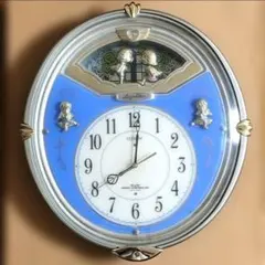 ☆シチズン☆エンジェルキス 電波掛け時計 4MN404