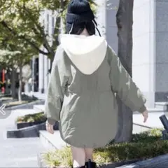 【新品】ALGY アルジー　160cm ボア付き中綿モンスターコート