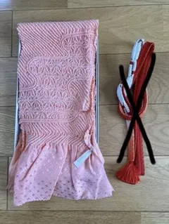 未使用 正絹 絞り帯揚げ