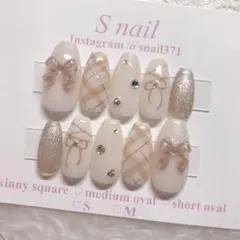 秋ネイル ネイルチップ
