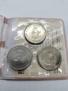 マレーシア 銀貨 二枚セット マレーシア 銀貨 二枚セット マレーシア 銀貨 二枚セット