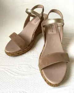 【美品】ガイモgaimo 本革　サンダル　37サイズ　エスパドリューサンダル