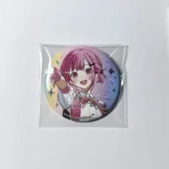 鳳えむ　プロセカ5th感謝祭　オーロラ箔押し 缶バッジ