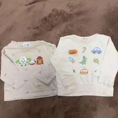保育園着　薄手長袖Tシャツ 2枚セット