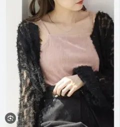 Kastane ベロアキャミ　カップ付き