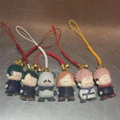 呪術廻戦　ガチャ　ふぁんし〜キャラクターズ　根付マスコット　6個セット