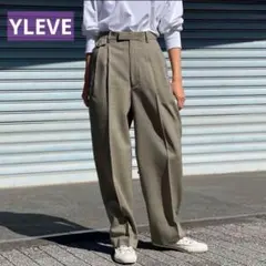 【YLEVE】TOP OVERDYE SUMMER WOOL SLACKS