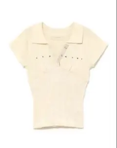 andmary andmary Lindsay logo tops White - メルカリ