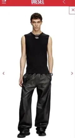 DIESEL ディーゼル ロゴ タンクトップ ノースリーブ