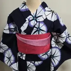 レトロ☆朝顔柄の浴衣のサムネイル