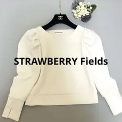 【美品】2024AW ストロベリーフィールズ ニット サイズフリー ホワイトのサムネイル