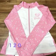 Barbie ピンク 星柄 ラッシュガード