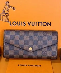 ◆ LOUIS VUITTON ポルトフォイユ・サラ ダミエ・エベヌ